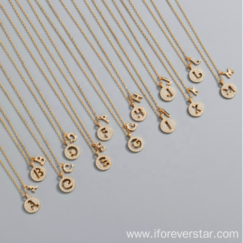 925 Sterling Silver Plated Letters a-z Alphabet Pendant